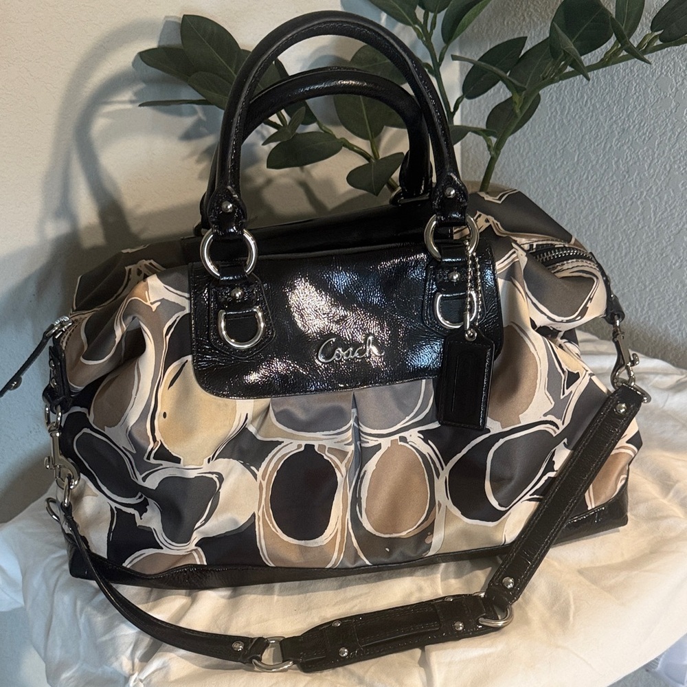 Coach Black Satchel